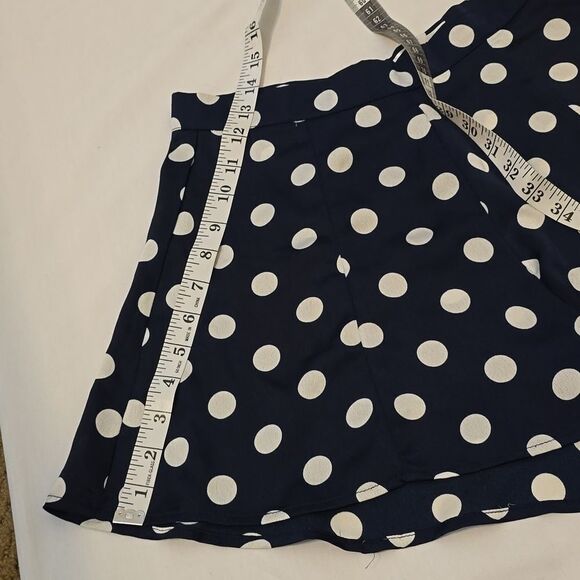LF - SEEK the Label - Navy and White Polka Dot Short Size Medium - Picture 4 of 6
